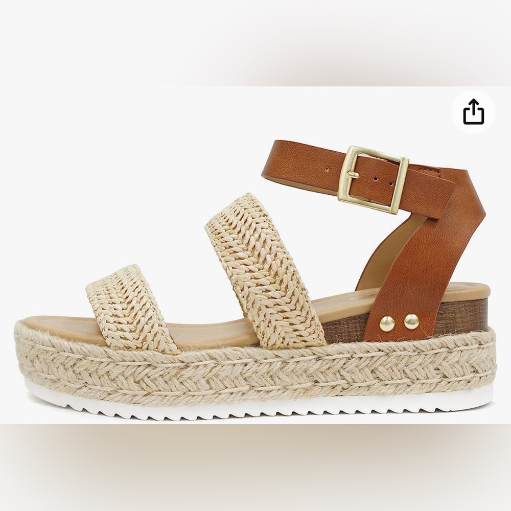 Soda Women’s Espadrilles Platform Sandals